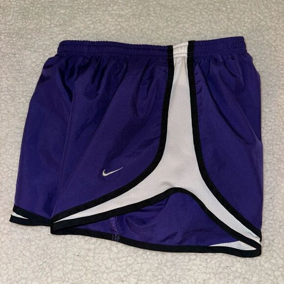 Nike Dri-fit Womens Running Shorts Royal Purple White Size Small - Picture 8 of 11